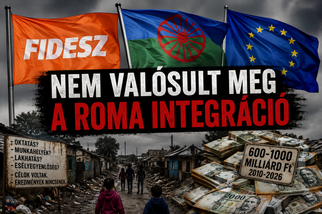 Nem valósult meg a roma integráció!